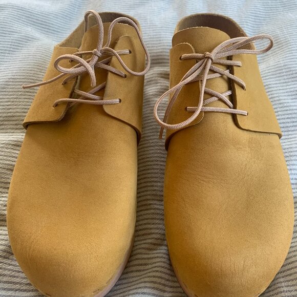 Bryr Zoe Clogs in Fennel Nubuck Sz 8/38: NWOT - Picture 3 of 9